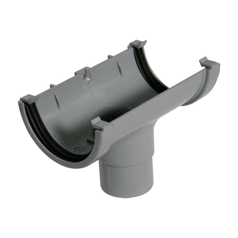 Mini Flow Gutter & Pipe - Grey